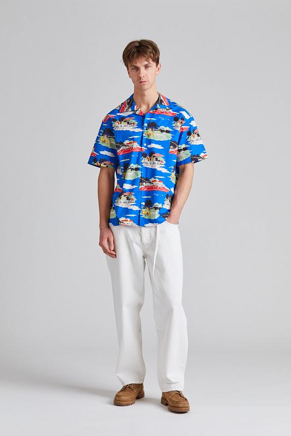 Drôle de Monsieur La Chemise MC Country Club Blue